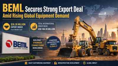 BEML Secures Strong Export Deal Amid Rising Global Equipment Demand